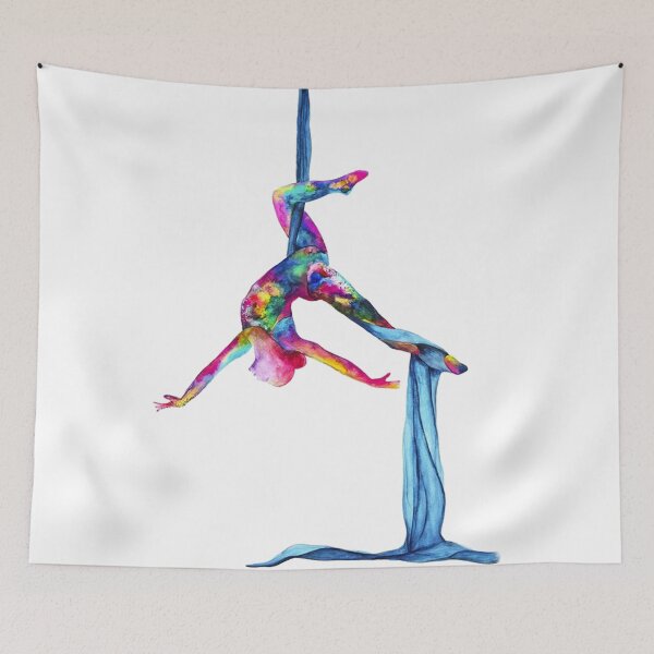 Item preview, Aerial dance watercolor designed and sold by Creats4.