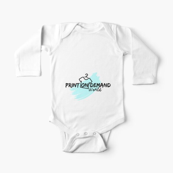 Print On Demand World Long Sleeve Baby One-Piece