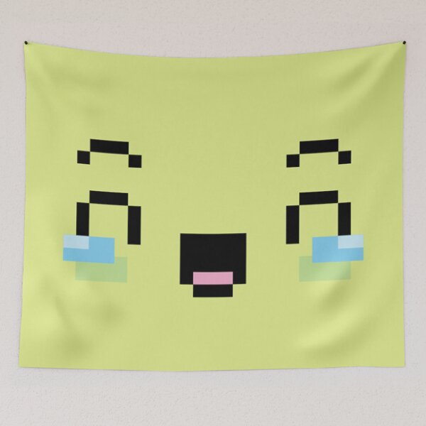 Item preview, Green tear smiley emoji laughs designed and sold by Cocodek.