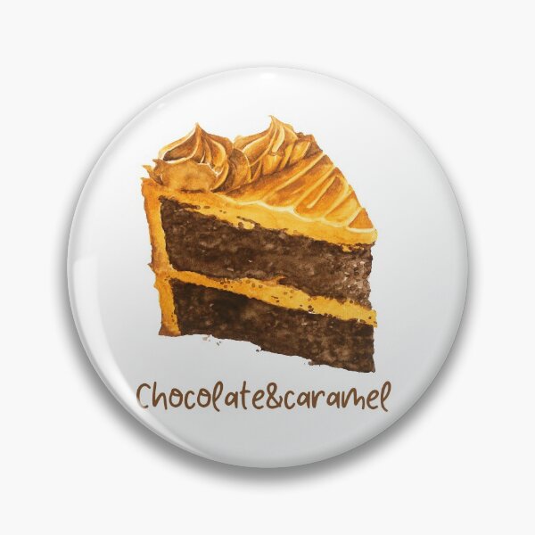 Artikelvorschau, Schokoladen-Karamell-Kuchen, Kuchenliebhaber, für Feinschmecker, Sommerstimmung entworfen und verkauft von sixsunss.