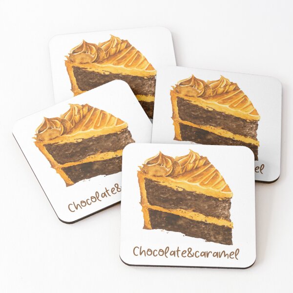 Item preview, chocolate caramel cake, cake lover, for foodie, summer vibe designed and sold by sixsunss.