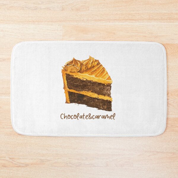 Item preview, chocolate caramel cake, cake lover, for foodie, summer vibe designed and sold by sixsunss.