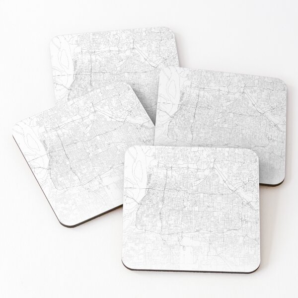 Item preview, Memphis Map, Art Print By LandSartprints designed and sold by LandSartprints.