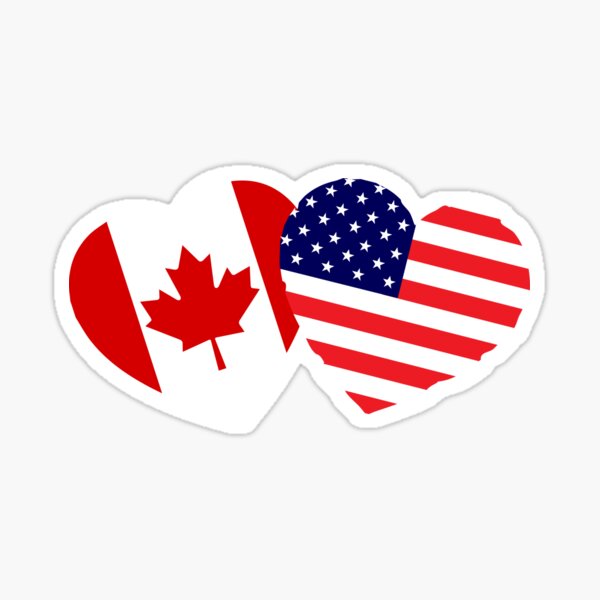 Item preview, Canada and America friends designed and sold by Karpatenwilli.