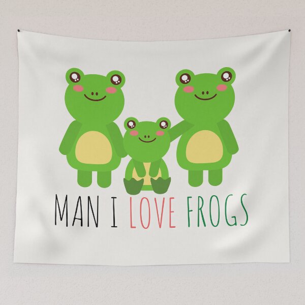 Item preview, Man I Love Family Frogs designed and sold by casualism.