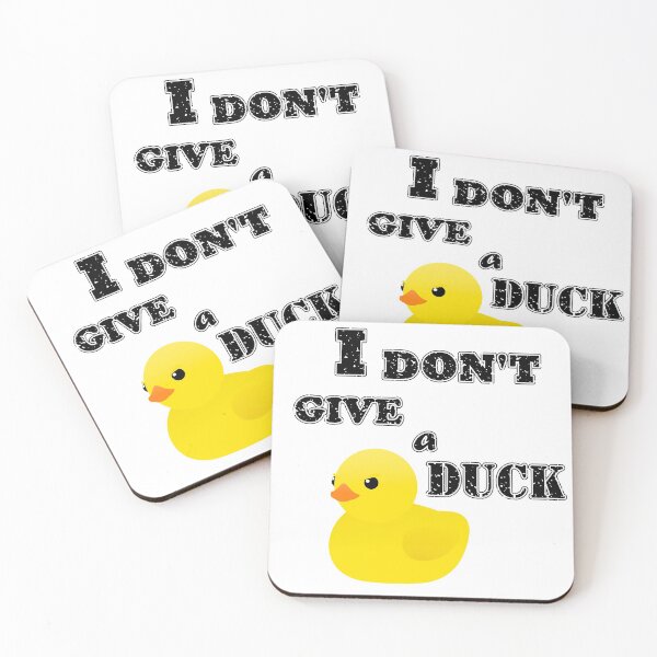 Item preview, I Don't Give A Duck designed and sold by OrNissimDesigns.