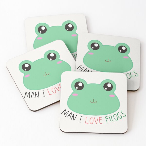 Item preview, Man I Love Cute Frogs designed and sold by casualism.
