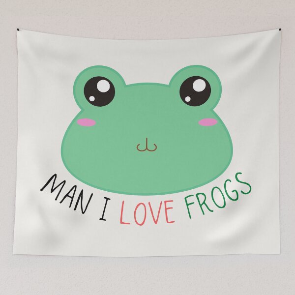 Item preview, Man I Love Cute Frogs designed and sold by casualism.