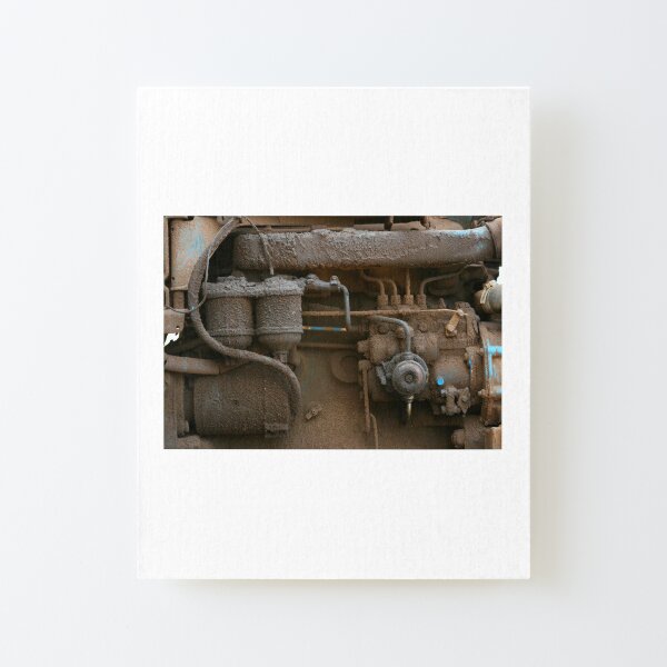 Grease and Grime Canvas Mounted Print