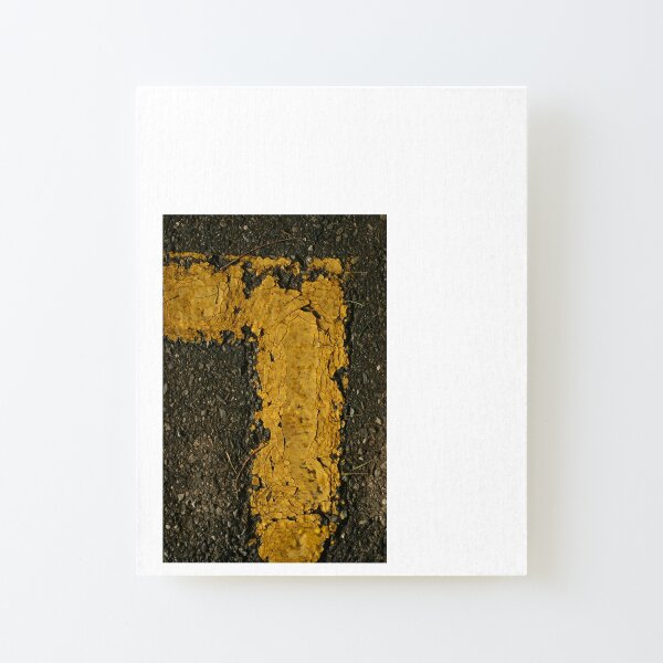 Park Behind the Yellow Lines Canvas Mounted Print