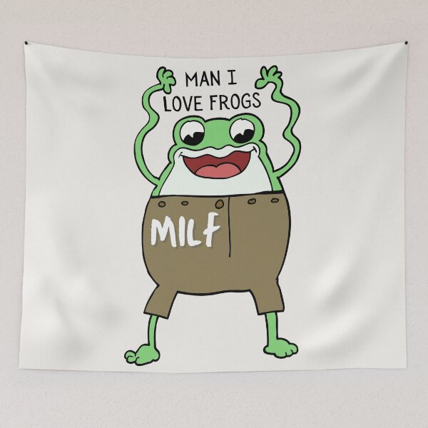 Item preview, Man I Love Dancing Frogs designed and sold by casualism.