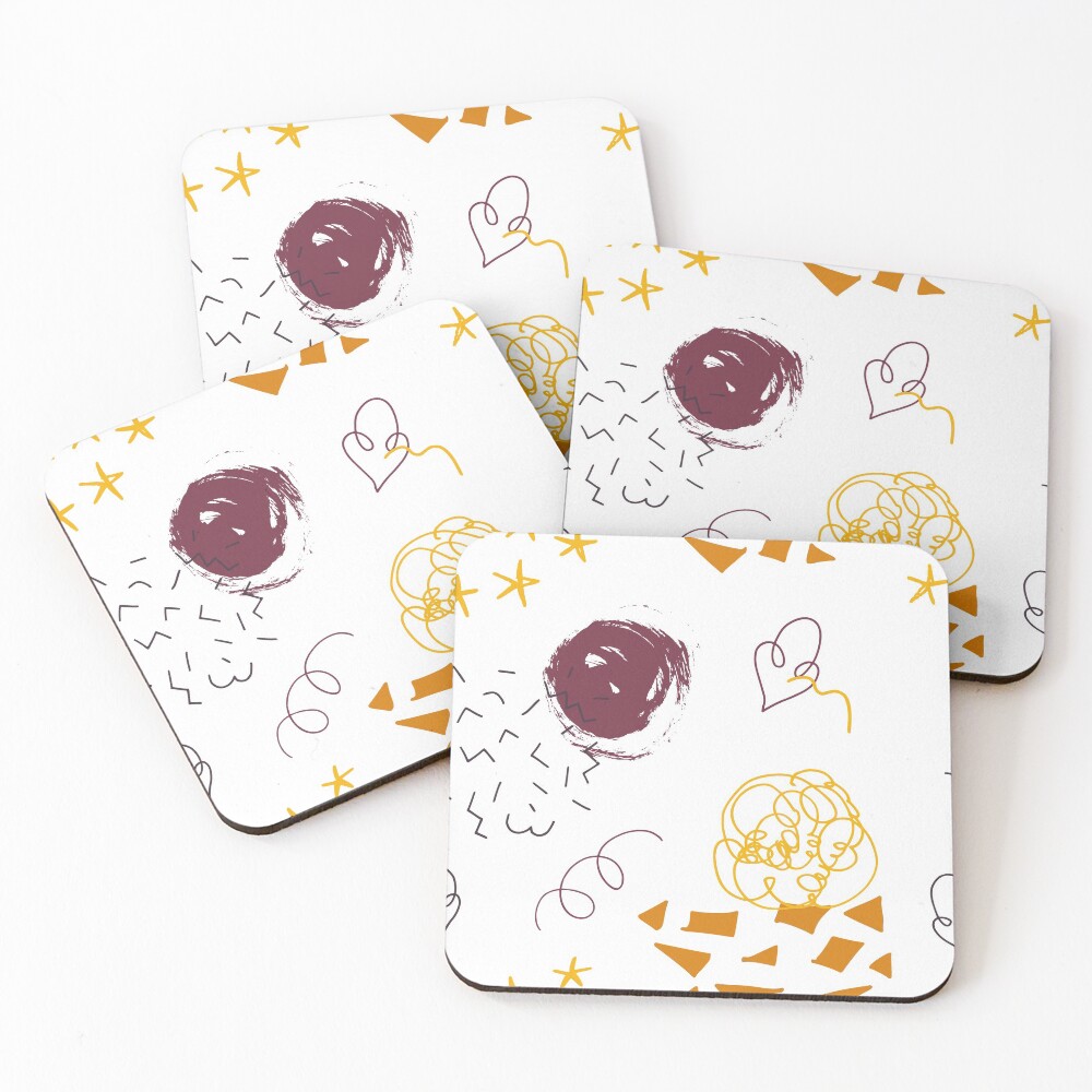 Item preview, Coasters (Set of 4) designed and sold by OmaxO.