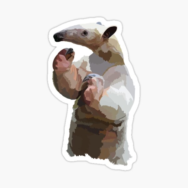 Flavvore Tamandua Pose Sticker for Sale by voreflav