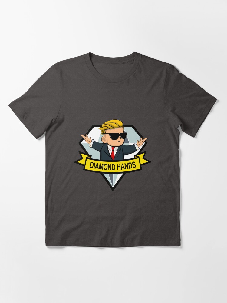 Alternate view of Diamond Hands High Quality Essential T-Shirt