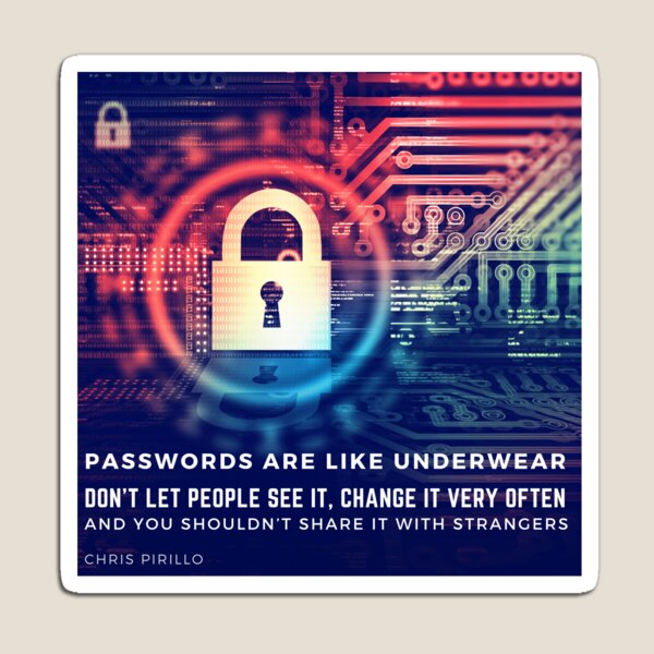 Item preview, Cyber security jokes Passwords are like underwear designed and sold by ezele.