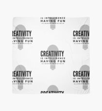 Albert Einstein Creativity Quote Scarf