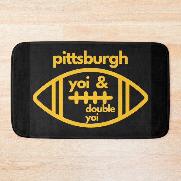 Item preview, Pittsburgh Yoi and Double Yoi Steel City Football Funny designed and sold by Pittsburgh 412 Steel City Yinzers.