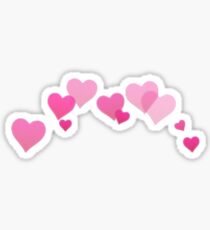 macbook hearts filter Sticker