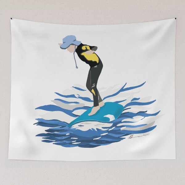 Item preview, Otto - The Surfing Dude designed and sold by sueshorman.