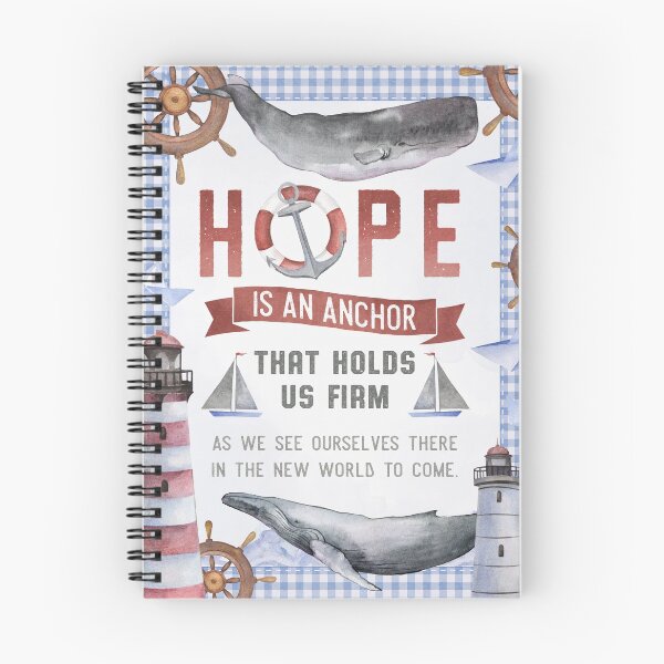 Item preview, Hope Is An Anchor That Holds Us Firm designed and sold by Paper Bee Gift Shop.