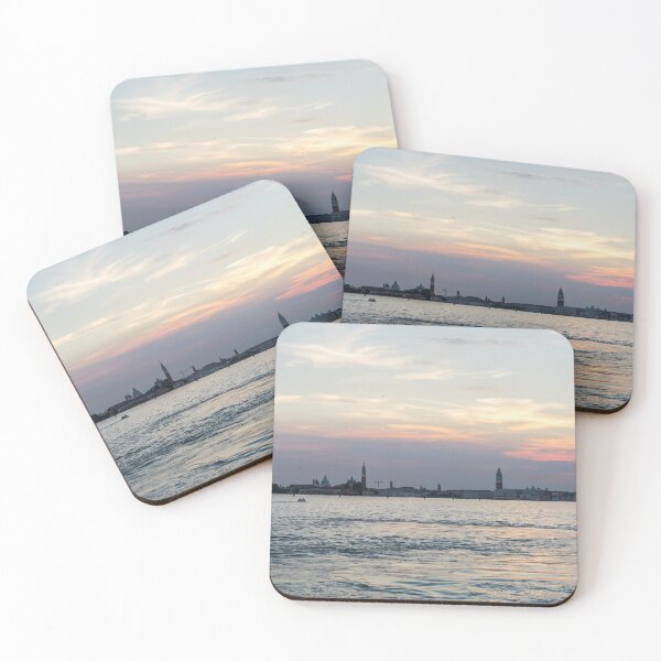 Item preview, Venice Italy Skyline - Sailing the Venetian Lagoon Laguna Veneta at Dusk designed and sold by Georgia Mizuleva.