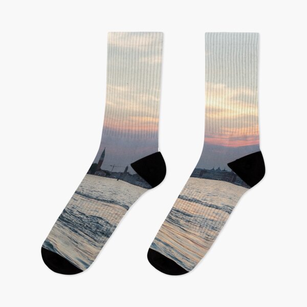 Item preview, Venice Italy Skyline - Sailing the Venetian Lagoon Laguna Veneta at Dusk designed and sold by Georgia Mizuleva.