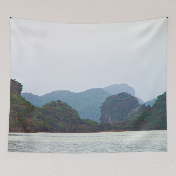 Item preview, Wild forest on the rocks in Halong Bay in North Vietnam designed and sold by frankuffmann.