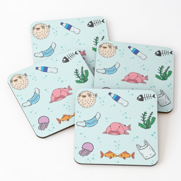 Item preview, Plenty More Fish | Pattern Illustration designed and sold by 0TeeDesigns.