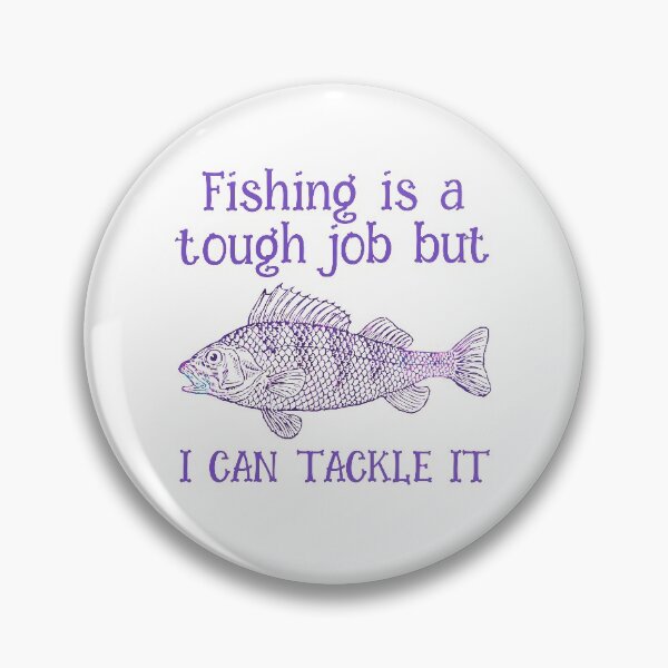 Artikelvorschau, Fischen ist ein harter Job, aber ich kann es lila Kabeljau Design angehen entworfen und verkauft von AMSonArt.
