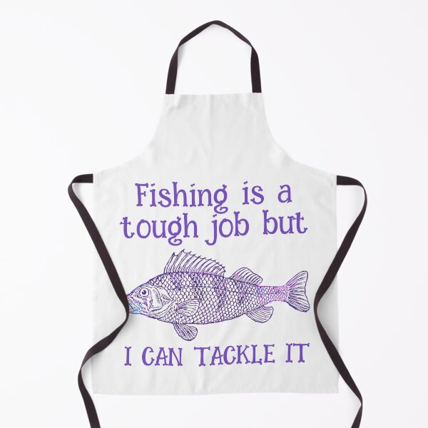 Artikelvorschau, Fischen ist ein harter Job, aber ich kann es lila Kabeljau Design angehen entworfen und verkauft von AMSonArt.