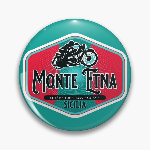 Item preview, Monte Etna Sicilia Italy Motorcycle T-Shirt Sticker designed and sold by ROADTROOPER.