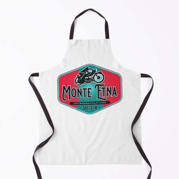 Item preview, Monte Etna Sicilia Italy Motorcycle T-Shirt Sticker designed and sold by ROADTROOPER.