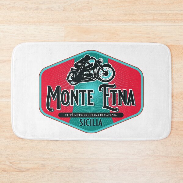 Item preview, Monte Etna Sicilia Italy Motorcycle T-Shirt Sticker designed and sold by ROADTROOPER.