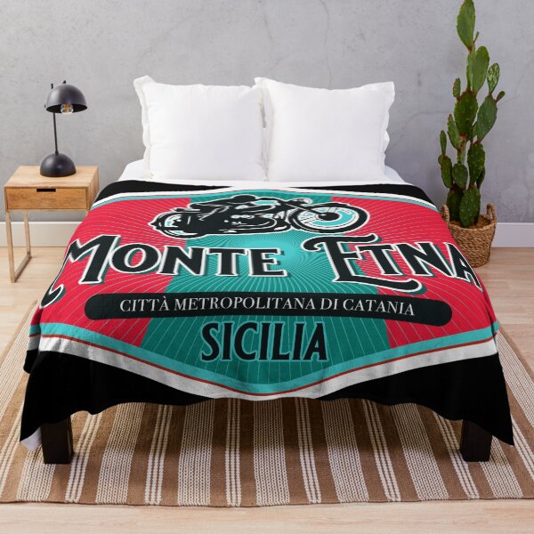 Item preview, Monte Etna Sicilia Italy Motorcycle T-Shirt Sticker designed and sold by ROADTROOPER.