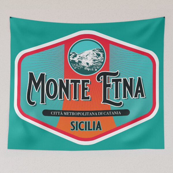 Item preview, Monte Etna Sicilia Italy T-Shirt Sticker designed and sold by ROADTROOPER.