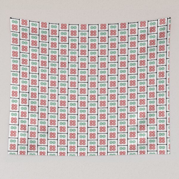 Item preview, Pattern Mahjong Tile 6 Six Vocan designed and sold by Vocan.