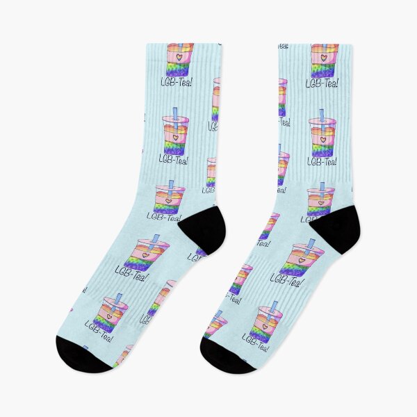 Item preview, "LGB-Tea!" Lgbt bubble tea pun designed and sold by ForTheFrogWar.