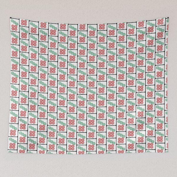 Item preview, Pattern Mahjong Tile 7 Seven Vocan designed and sold by Vocan.