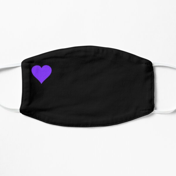 Heart purple / black Mask