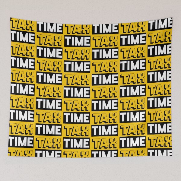 Item preview, Tax Time designed and sold by Jokertags.