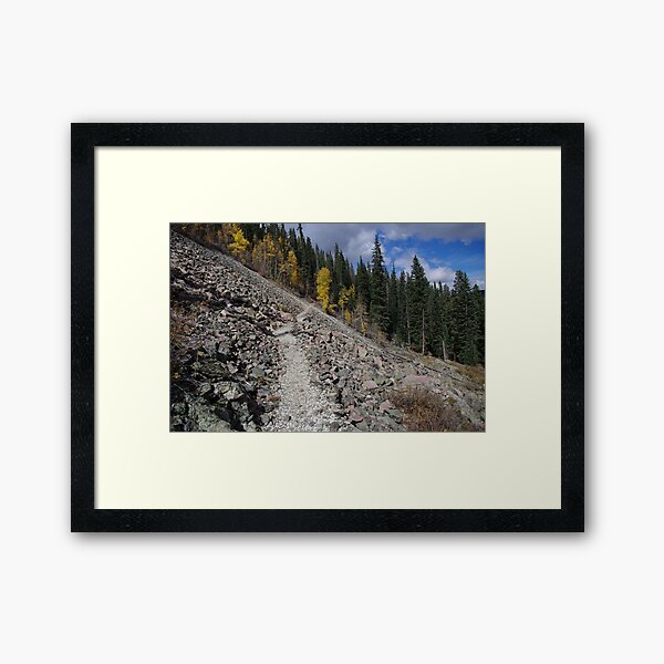 On the Way to Wheeler Peak - Red River - New Mexico Framed Art Print