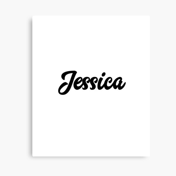 Jessica Name Wall Art Redbubble