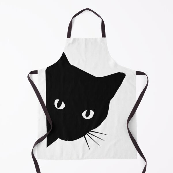 Item preview, Peeking black cat art  designed and sold by Dharmpreet Kaur.