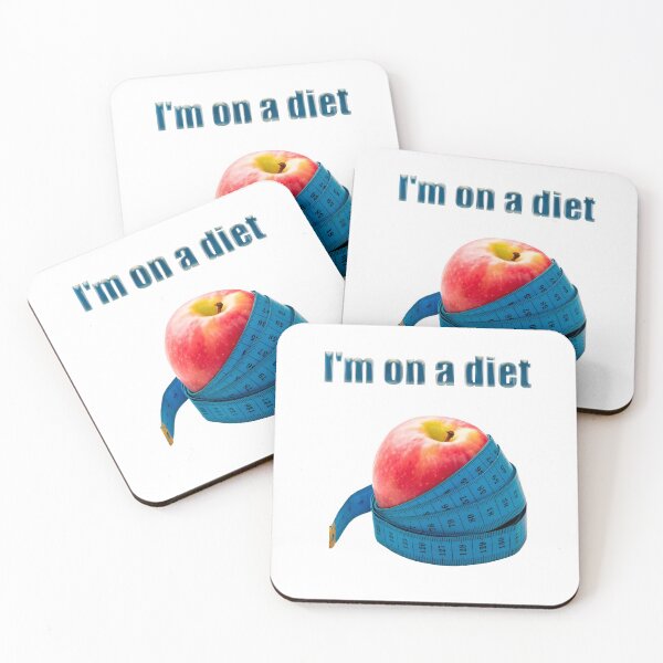 Item preview, I'm on a diet, an apple with a centimeter on it designed and sold by nataliavavilina.