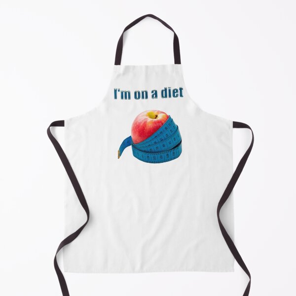 Item preview, I'm on a diet, an apple with a centimeter on it designed and sold by nataliavavilina.
