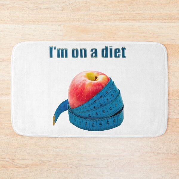 Item preview, I'm on a diet, an apple with a centimeter on it designed and sold by nataliavavilina.