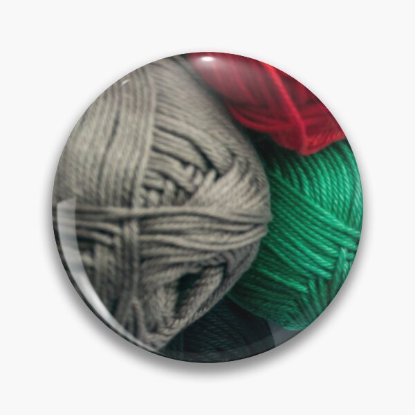 Item preview, Colorful Balls of yarn with crochet hook and needle designed and sold by Anyarnia.