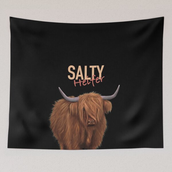Item preview, Salty Heifer - Highland Cow designed and sold by Kittys-Art.
