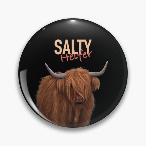 Item preview, Salty Heifer - Highland Cow designed and sold by Kittys-Art.