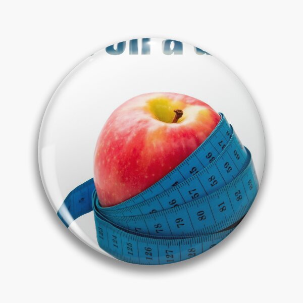 Item preview, I'm on a diet, an apple with a centimeter on it designed and sold by nataliavavilina.